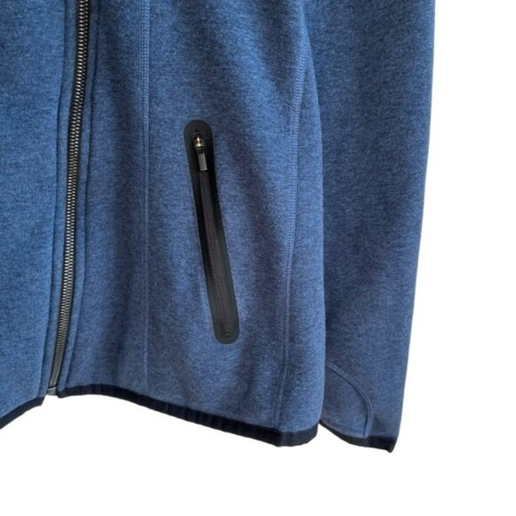 Athleta Daybreak Hooded Jacket Size Small Heather Blue - Picture 7 of 14